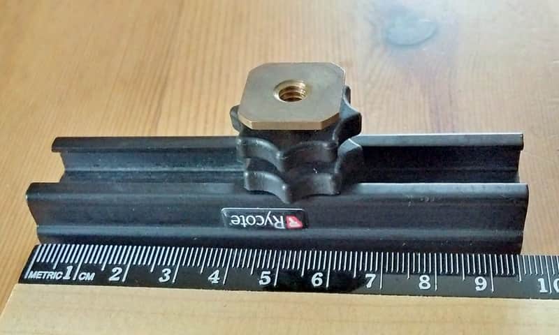 Rycote Cold Shoe T-Bar Extension Unit - 9.5cm / 95mm Long image 1