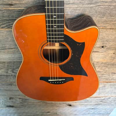 Used Yamaha A5R A.R.E. Acoustic Electric Guitar - Vintage Natural w/OHSC image 2
