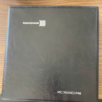 Original owner-Beyerdynamic MC 740N (C) P48 1989 - Matte Black image 11