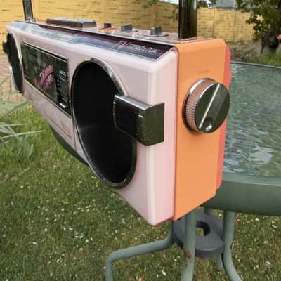 Sanyo MR-U4SR(P) Rare Vintage Portable Cassette Boombox Warranty Tested Serviced image 20