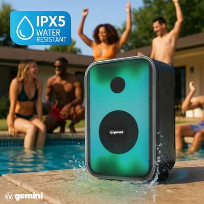Gemini GNV-60 Portable Party Speaker 60W Bluetooth 5.3 IPX5 image 3