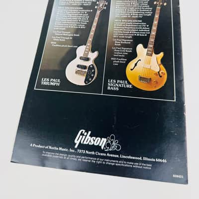 Gibson Electric Bass Series Brochure 1975 image 2
