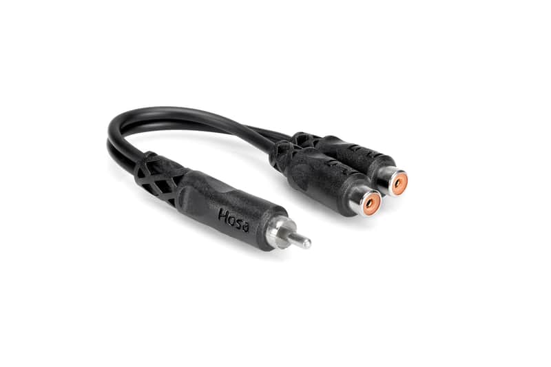 Hosa Y Cable RCA to Dual RCAF image 1