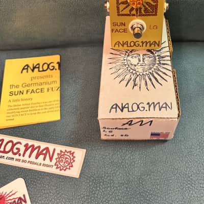 Analogman Sun Face LG - Germanium Fuzz w/Sun Dial Knob and LED image 2