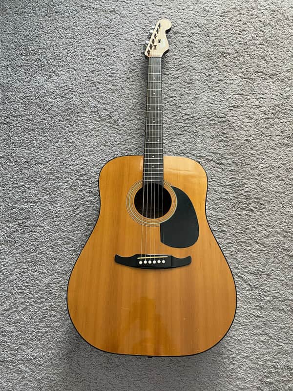 Fender Concord California Series 1987-1992 MIK Natural Vintage Acoustic Guitar image 1