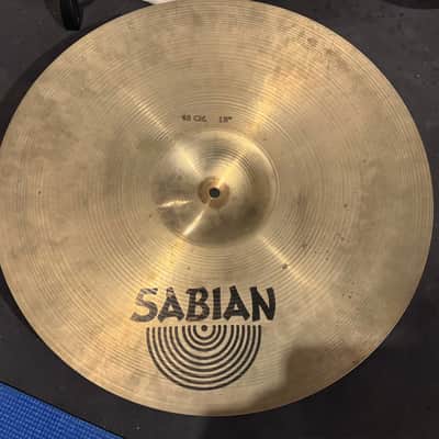Sabian 18" AA Medium Thin Crash Cymbal 1985 - 1999 - Natural image 3