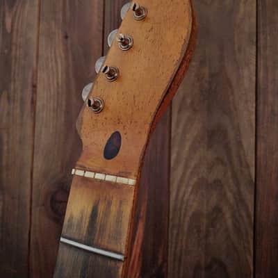 #202625 :: Baldman's Relic Telecaster H/H Custom set in Heavy Relic Butterscotch Blonde nitro finish :: Aged Roadworn image 7