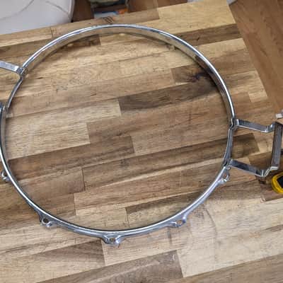 Pearl Super hoop 14" 12 hole W/ guards - Chrome image 2