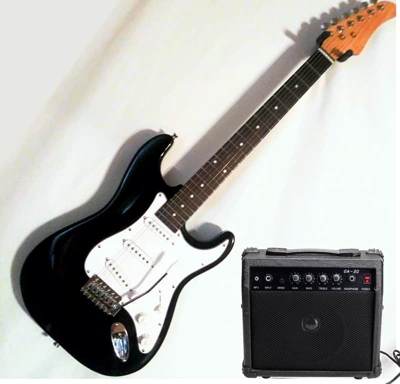 🎸+Amp! Unmarked S Series Electric Guitar +Whammy / Tremolo +Rosewood FB +Soft Case/Gg Bag +Strap +Cable +Pick!🎸 image 1
