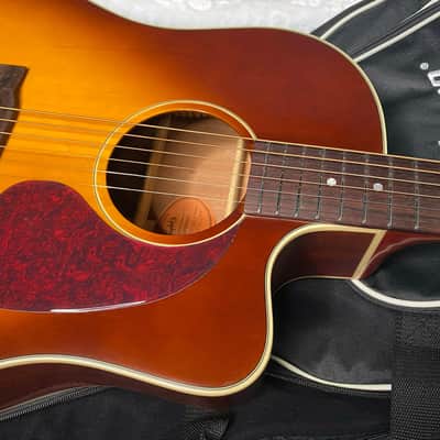 NEW! Epiphone Inspired by Gibson J-45 Standard EC Acoustic-Electric Guitar - Honeyburst - 5.5lbs - Gig Bag - Authorized Dealer - G07108 image 2