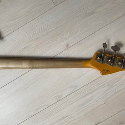 Fender '60 Custom Shop Jazz Bass Journeyman 2019 Aged Lake Placid Blue Lefty Lefthanded Left image 5