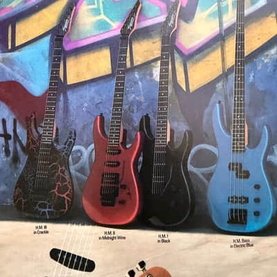 Squier Catalog Brochure 1989 H.M. Strat stratocaster telecaster contemporary jazz precision bass II image 3