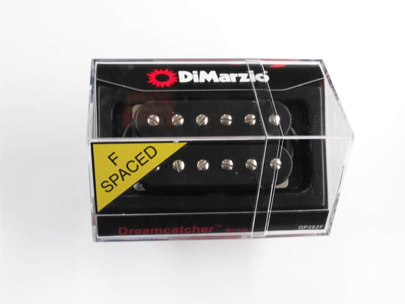 DiMarzio F-spaced Dreamcatcher Bridge Humbucker Black W/Chrome Poles DP 282 image 1