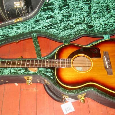 1983 Epiphone FT-45 Cortez Sunburst EARLY Fat Neck w/ Nice Hard Case image 8