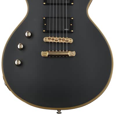 ESP LTD EC-1000 Left-handed Electric Guitar - Vintage Black image 1