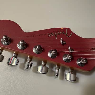 1995 Fender American Standard Stratocaster with Matching Headstock - Burgundy Mist image 4