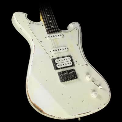 Wild Custom Guitars Wildmaster Electric Guitar Relic Olympic White Bild 1