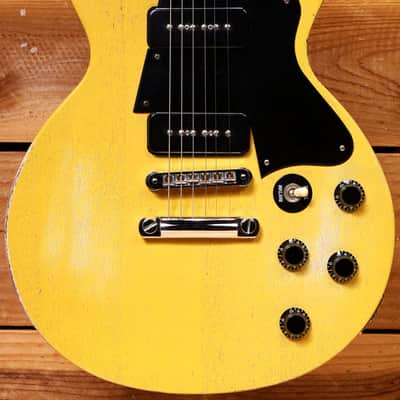 Gibson Les Paul Faded Double Cutaway 2003 DC Cut Faded TV Yellow  93508 image 6