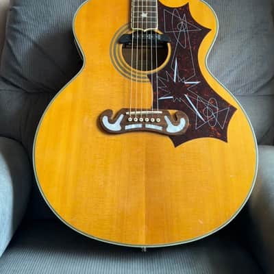 RARE Epiphone EJ200E ELVIS PRESLEY Signature Super Jumbo 2008 - 2011 - Antique Natural image 1