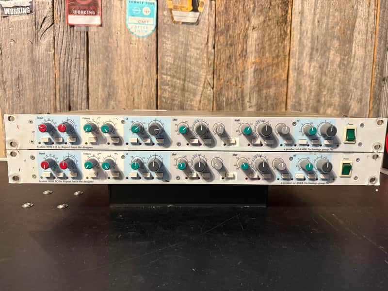 AMEK System 9098 EQ Mic Preamp with Equalizer 1990s - Gray image 1