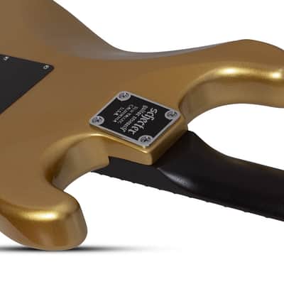 Schecter Nick Johnston Traditional HSS 10th Anniversary LH Atomic Saffron image 5