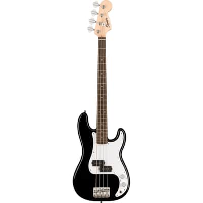 Squier Mini Precision Bass, Laurel Fingerboard, Black image 1