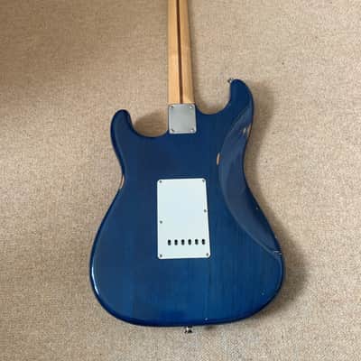 Fender Stratocaster Limited Edition Highway One (Trans Blue, Maple) Aged Relic image 6