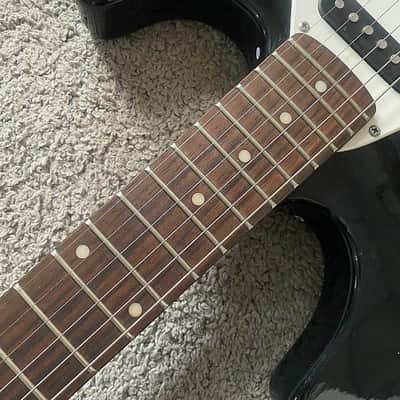 First Act Black Electric Guitar, Basswood Body, Maple Neck, Rosewood Fingerboard 21 Frets image 4