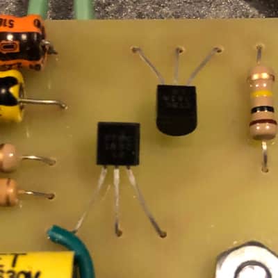 Fuzz Face BC 183 circuit w/ bias control: Old school Tone Bender enclosure Grey image 11
