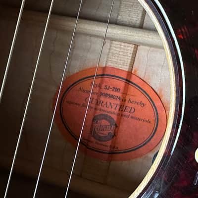 1998 Gibson SJ-200 Jumbo with Beautiful Flamed Maple & Pickup Original Case image 11