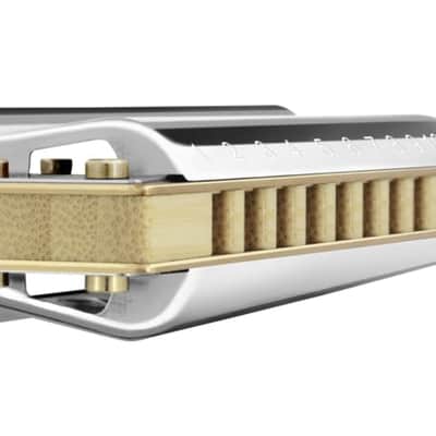 Hohner M2011BXL-LF Marine Band Thunderbird Harmonica – Key of Double Low F-NEW image 4
