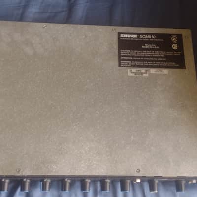 Shure SCM800 8-Channel Mic/Line Level Mixer with EQ 2010s - Black image 7