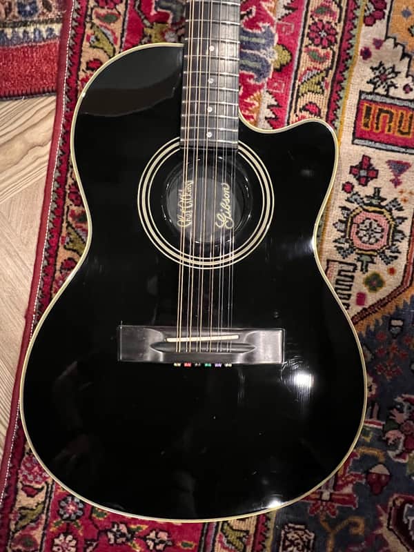 Gibson Chet Atkins SST 12-String 1990 -Black - RARE | Reverb