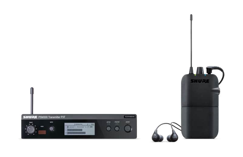 Shure PSM 300 P3TR112GR‑G20 Wireless In‑Ear Monitor Set w/ SE112 Earphones image 1