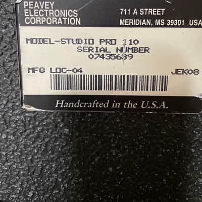 Peavey Studio Pro 110 combo. Mid 90s. image 6