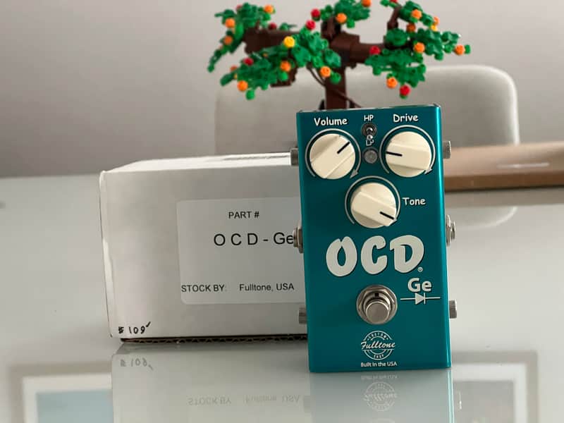 Fulltone Custom Shop OCD-GE Germanium Overdrive 2019 - Tahitian Teal image 1