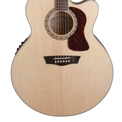 Washburn J40SCE Heritage 40 Series Jumbo Acoustic Electric Guitar image 3