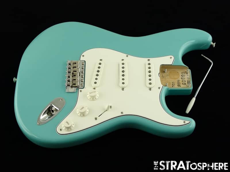 LOADED USA Fender ERIC JOHNSON Strat BODY, Nitro Finish Tropical Turquoise image 1