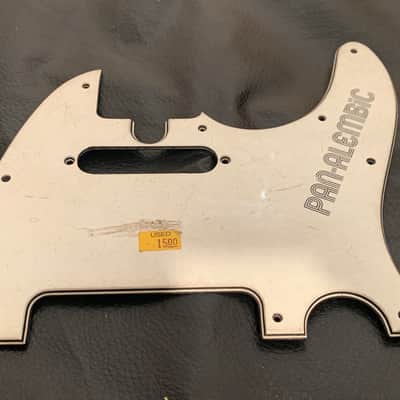Import/Pan Alembic Telecaster Pickguard 1980’s 3 Ply White image 1