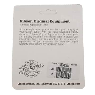 Gibson Humbucker Cover Bridge Position - Nickel image 3