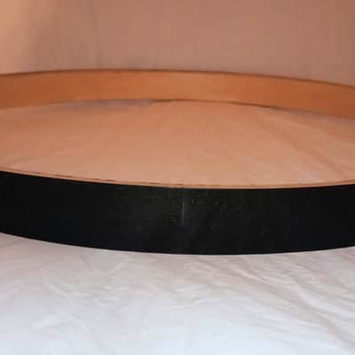 UNMARKED 22" (DIAMETER) BASS DRUM HOOP  - BLACK GALAXY WRAP - FREE SHIP TO C-USA image 5