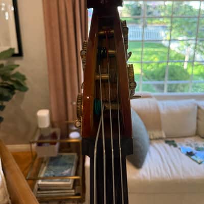 Johannes Kohr 2002 K-64 3/4 Upright Acoustic Bass (w/ Bow, Case, Wheel & many other accessories) image 8