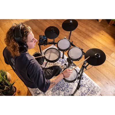 Alesis Nitro Max Kit Electronic Drum Set with Quiet Mesh Pads Bundle image 10