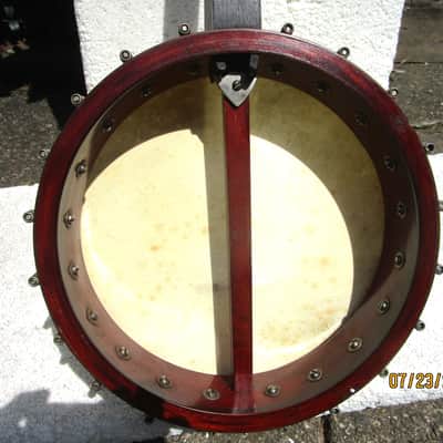 Vega Tenor Banjo, 1920's, Groton, Ct., 11" Head, Tone Ring, 18 Frets, Interesting image 7