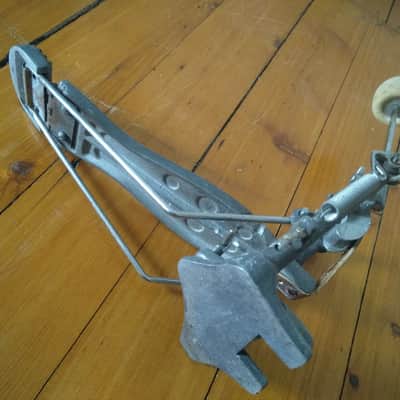 Gretsch Floating Action Bass Drum Pedal Vintage 60s Round Badge Era +Beater image 4