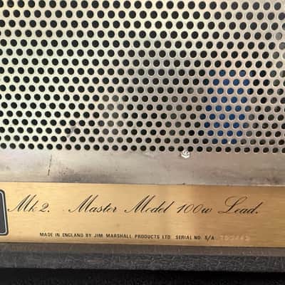 Marshall JCM800 2203 Mk2 100w Head 1985 image 5