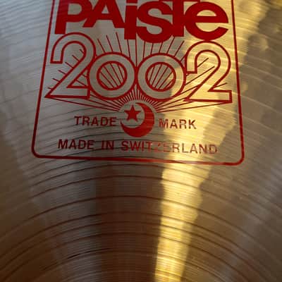 VIDEO! Paiste 2002 17" Crash Nice Shape Why pay $370?? image 3