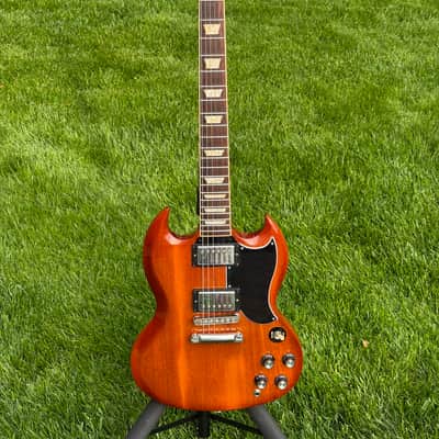 2013 Gibson SG Standard Natural Burst w/OHSC – Beautiful Grain, Original Warranty Card image 10