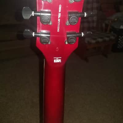 ESP LTD Viper-256 with Jatoba Fretboard 2018 - Present - See Thru Black Cherry image 6