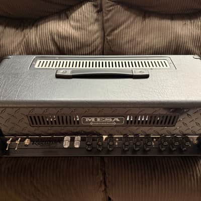 Mesa Boogie Dual Rectifier 3ch Solo Head *RARE Chrome Chassis Black Face Version* (MADE IN USA) image 3